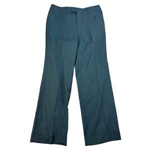 GUCCI Uniform Tailored‎ Wool Mohair Blend Dress Pants Size 44 Dark Green